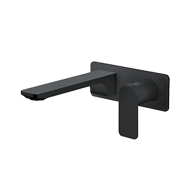 S2 BLACK MJEŠALICA ZA UMIVAONIK podžbukna izljev 204mm crna